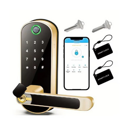 🔐 Keyless Smart Door Lock – 50% OFF! 5-in-1 unlocking, fingerprint in under a second, remote app control – upgrade your home security. 🏠